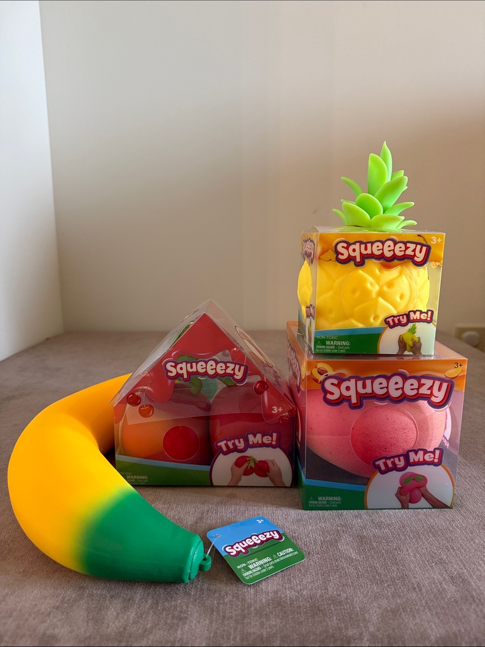 Sunny Days Squeezy Pineapple, Cherries, Peach, & Banana | New